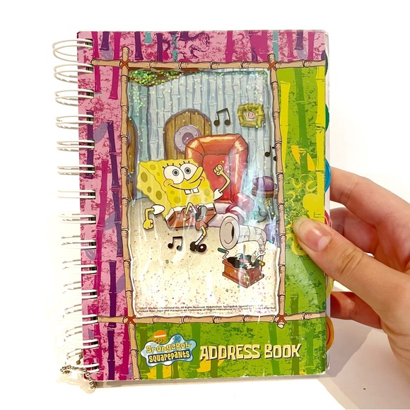 Spongebob SquarePants Nickelodeon Notebook Journal and Sandylion Large Stickers - Picture 11 of 16